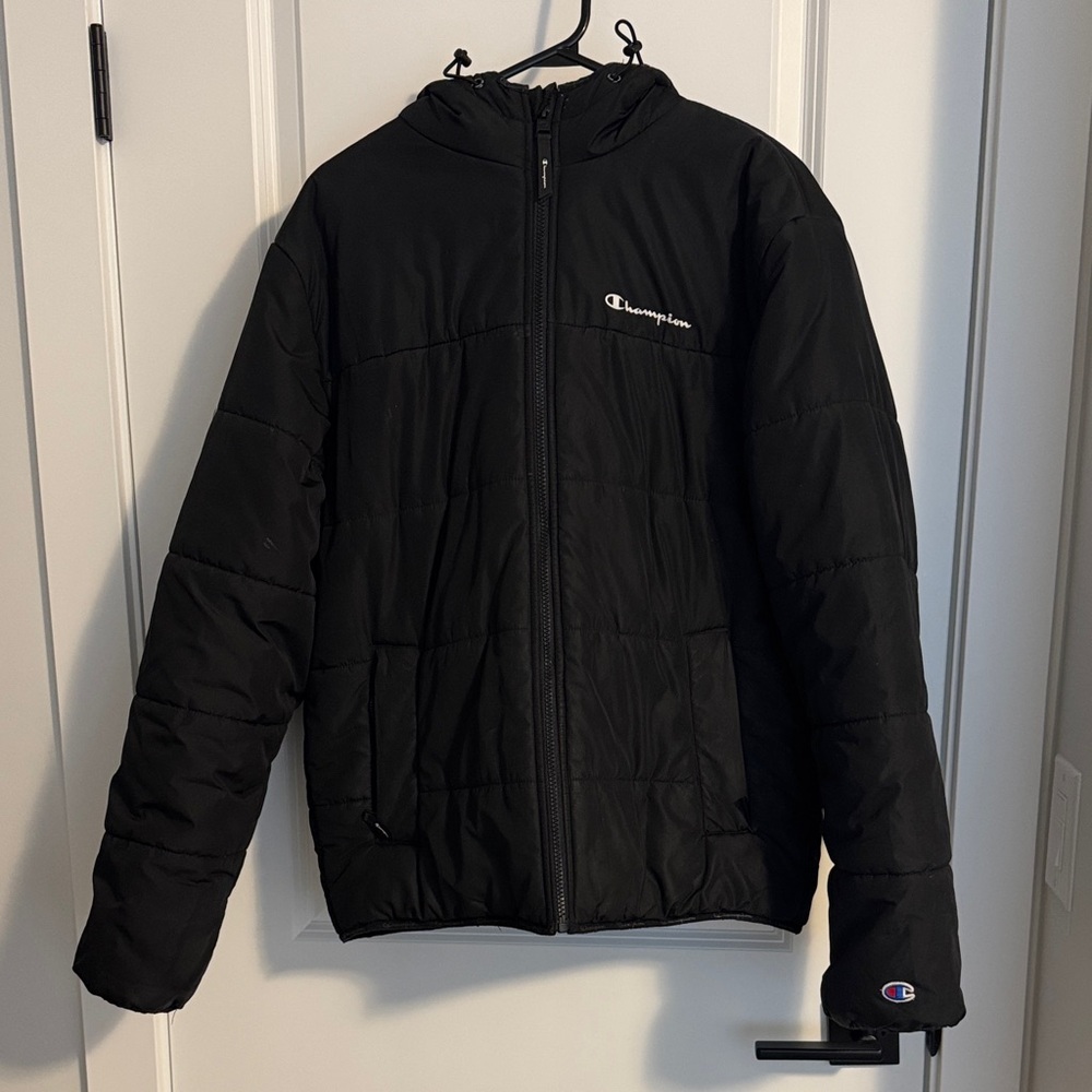 Champion Black Puffer Jacket
